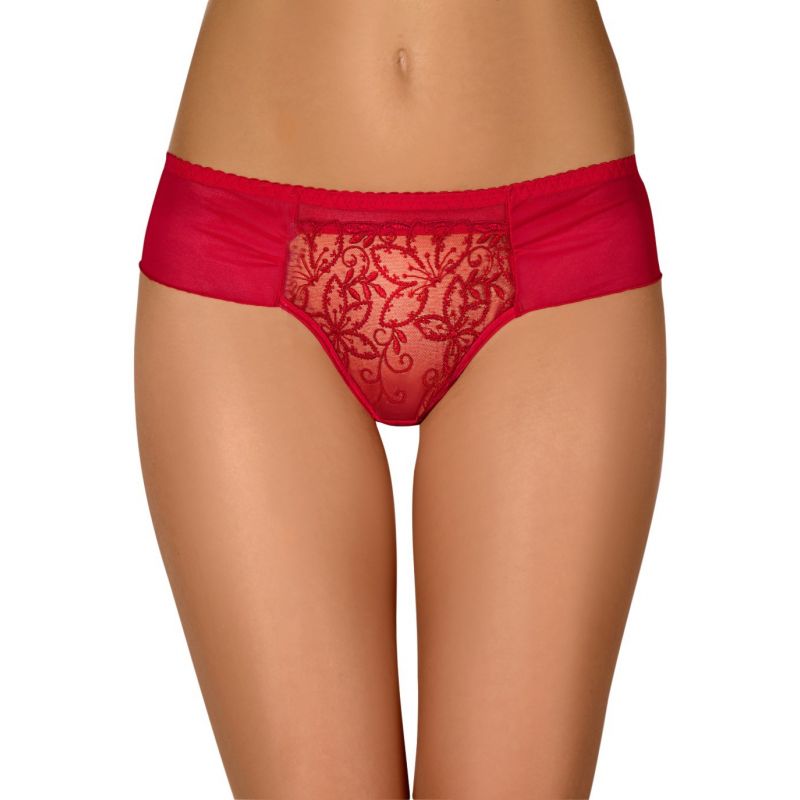 Culotte sexy Dentelle Rouge Axami