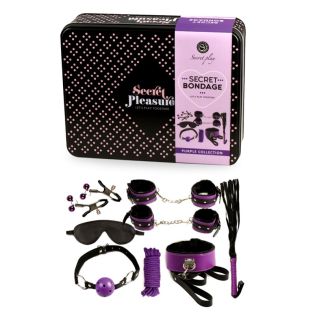 Coffret Coquin : Kit BDSM Noir et Violet